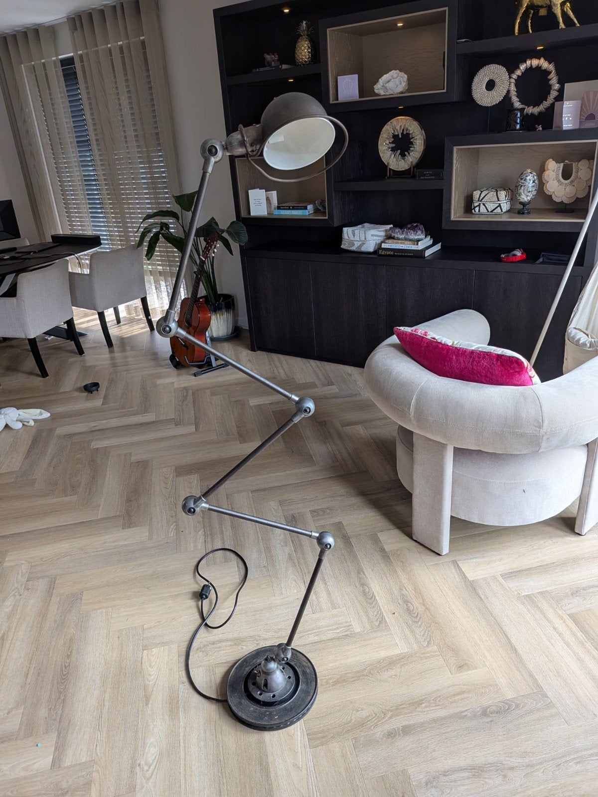Jieldé Loft Vloerlamp - Industriële Stijl, Industrieel, Vintage, Design, Gebruikt, Overige fittingen, Ophalen of Verzenden