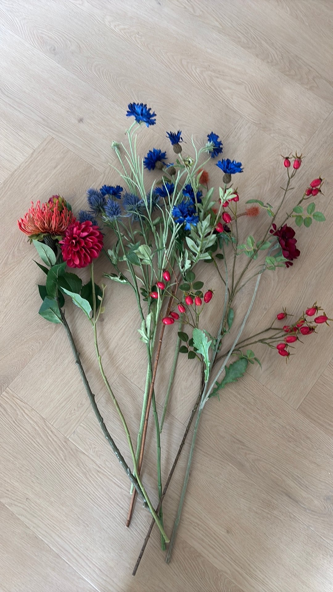 Zijden bloemen, Ophalen, Zo goed als nieuw