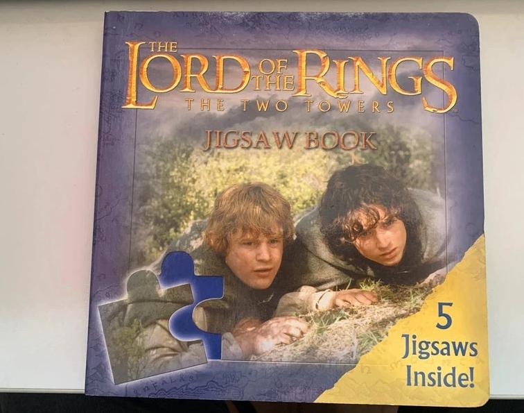 Puzzelboek Lord of the Rings - De twee torens, Ophalen of Verzenden, Zo goed als nieuw, Overige typen
