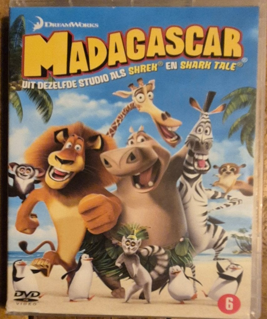 Speelfilm - Madagascar (Dvd) #d146#4V, Tekenfilm, Amerikaans, Ophalen of Verzenden, Zo goed als nieuw