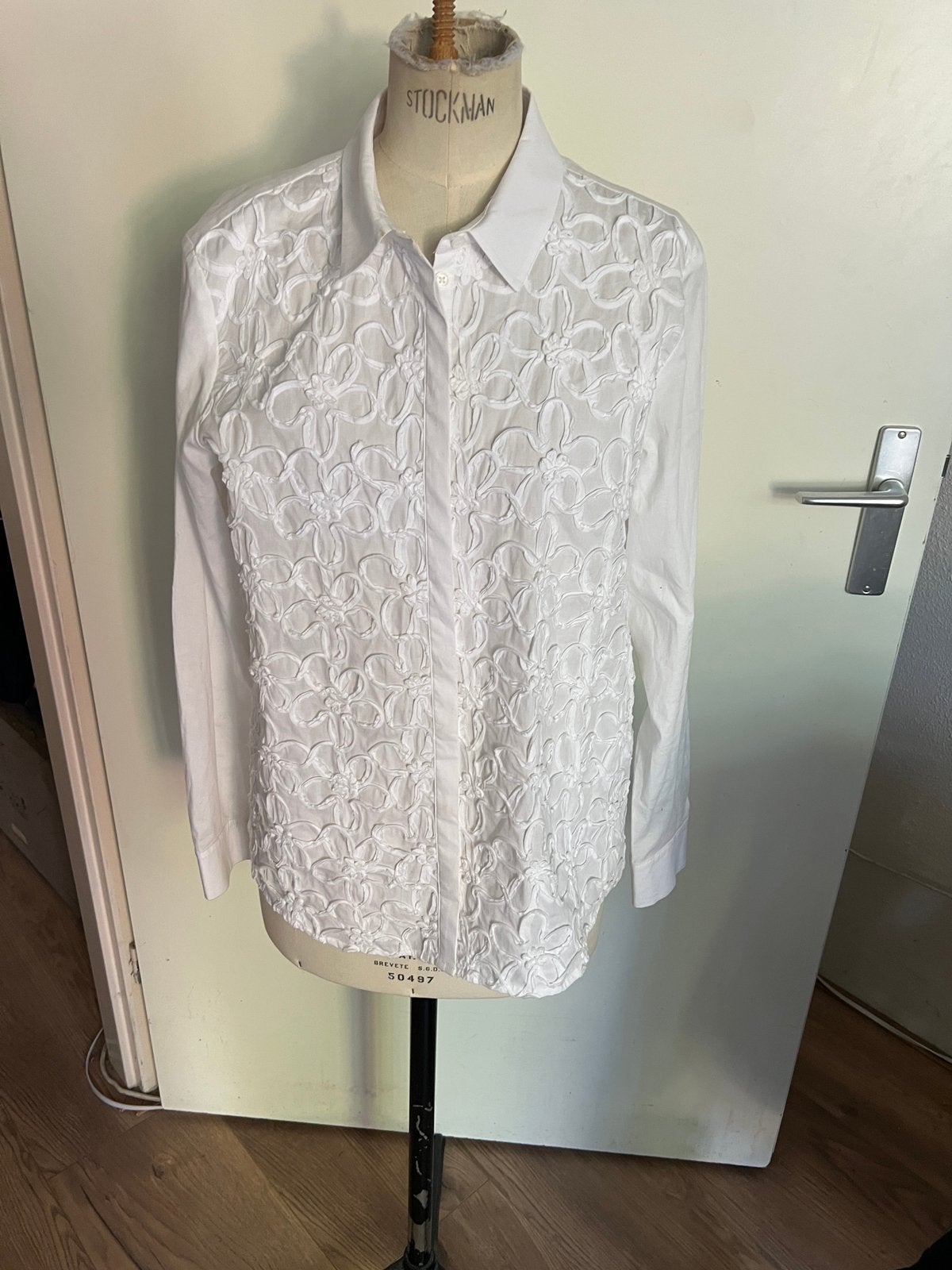Gerry weber blouse, Verzenden, Zo goed als nieuw, Maat 38/40 (M), Wit