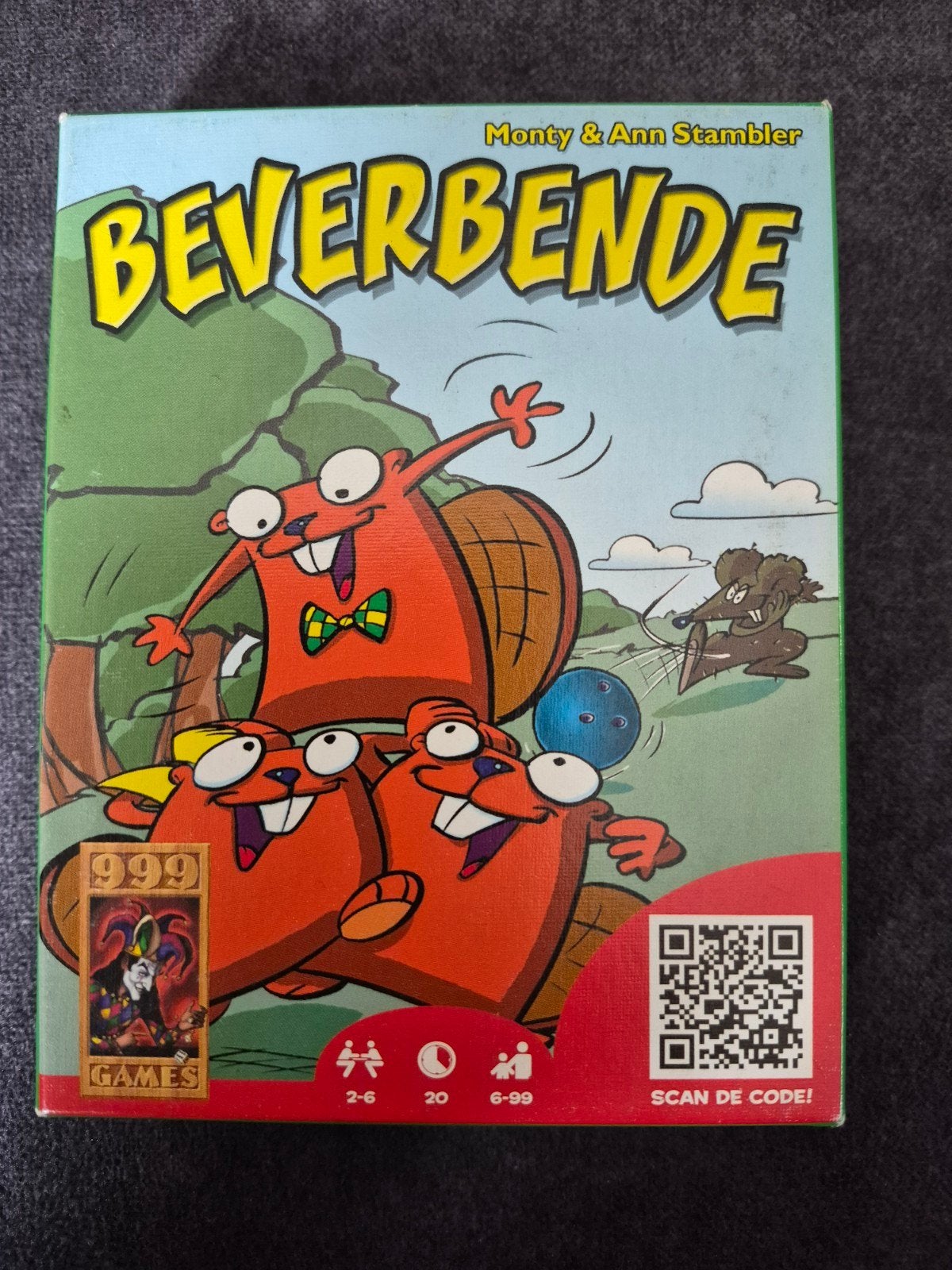 Beverbende - kaartspel, Hobby en Vrije tijd, Gezelschapsspellen | Kaartspellen, Ophalen of Verzenden, Gebruikt
