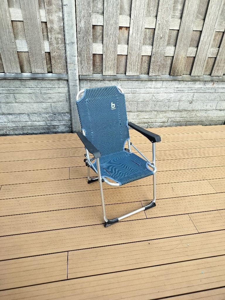 Bo-Camp kinderstoel opklapbaar blauw, Ophalen of Verzenden, Zo goed als nieuw, Campingstoel