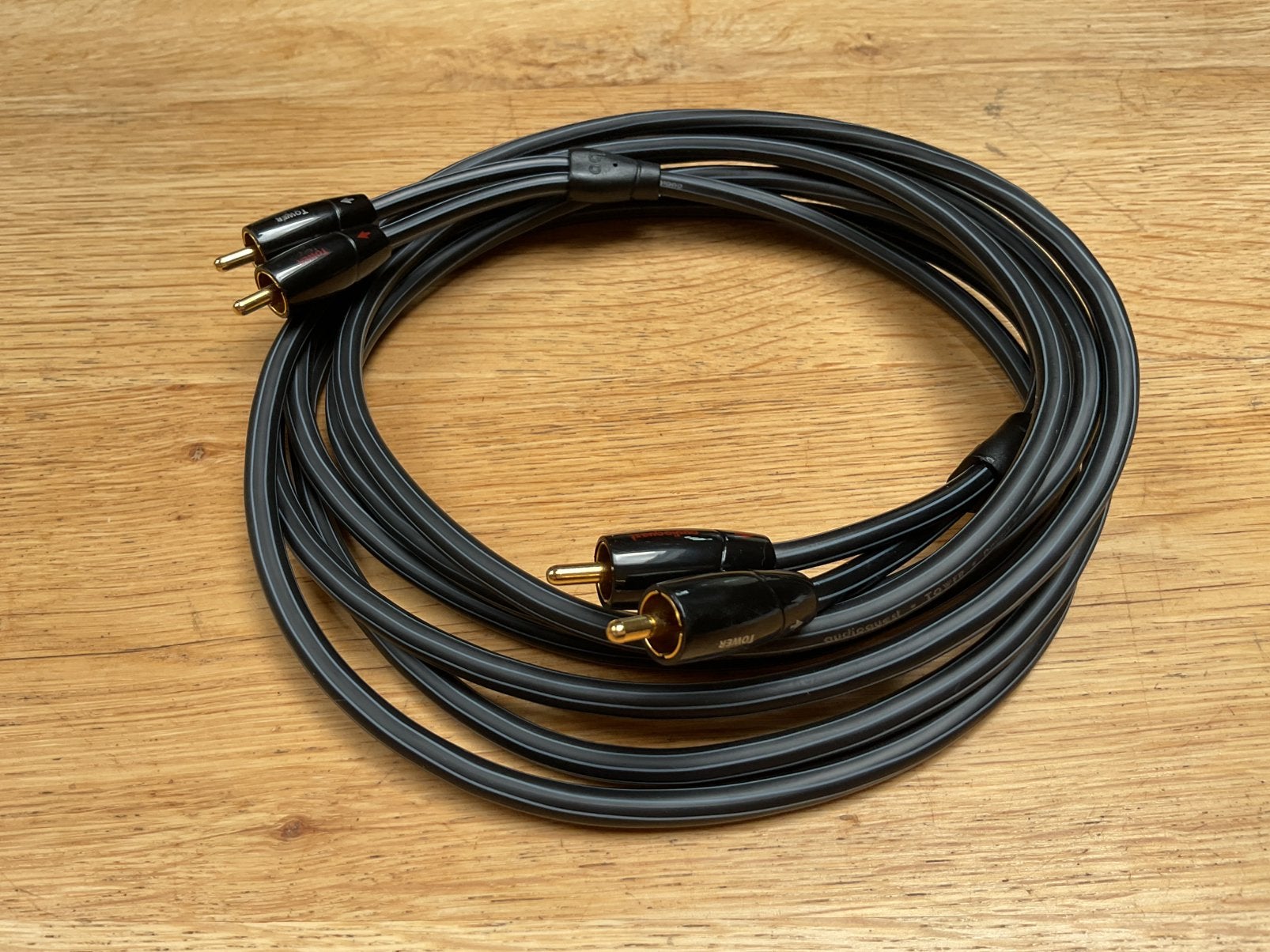 AudioQuest Tower stereo rca interconnect 3m en ovp, Ophalen of Verzenden, Gebruikt, 2 tot 5 meter, Interlink-kabel