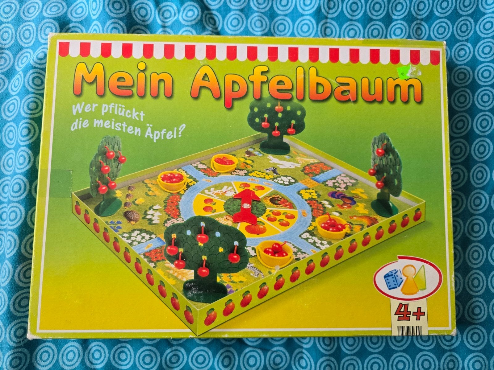 Appeltje plukken/Mein Apfelbaum, Drie of vier spelers, Ophalen of Verzenden, Gebruikt, Ravensburger
