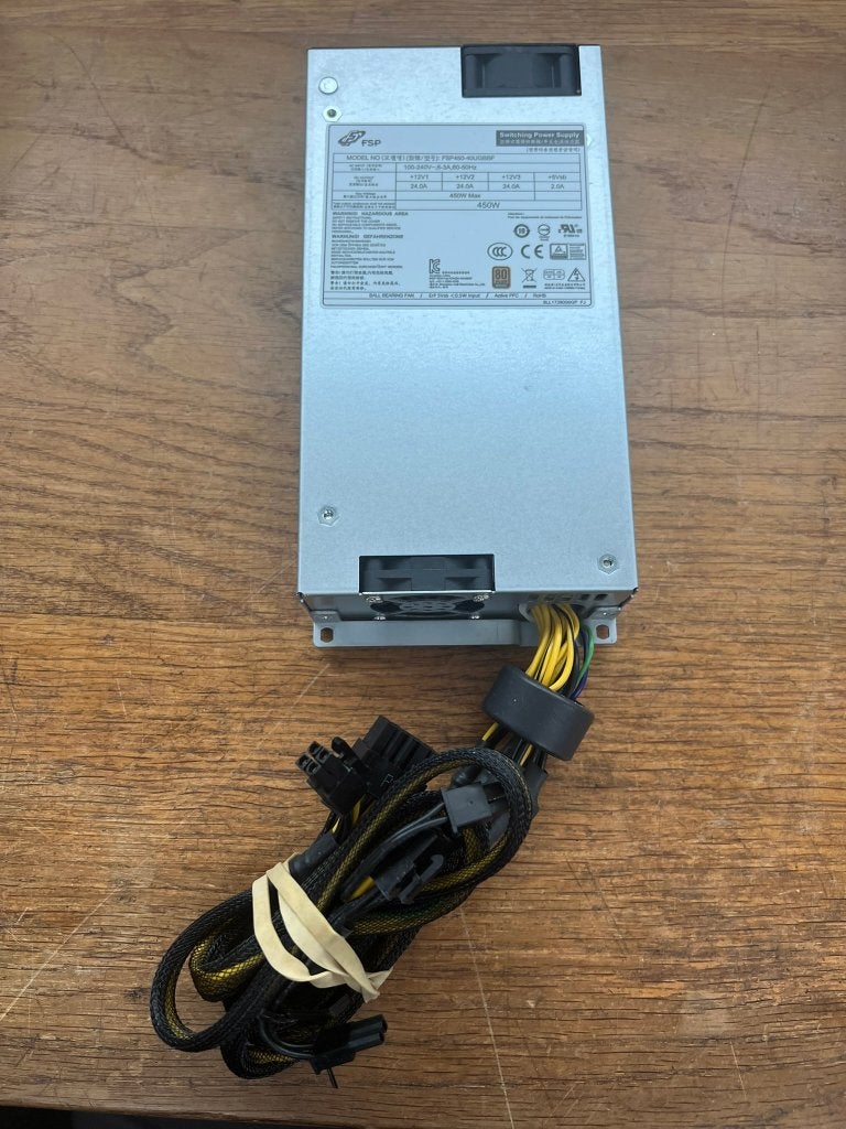 MSI Aesis 3 Power Supply 450W (FSP450-40UGBBF) (4x), Computers en Software, Ophalen of Verzenden, Zo goed als nieuw