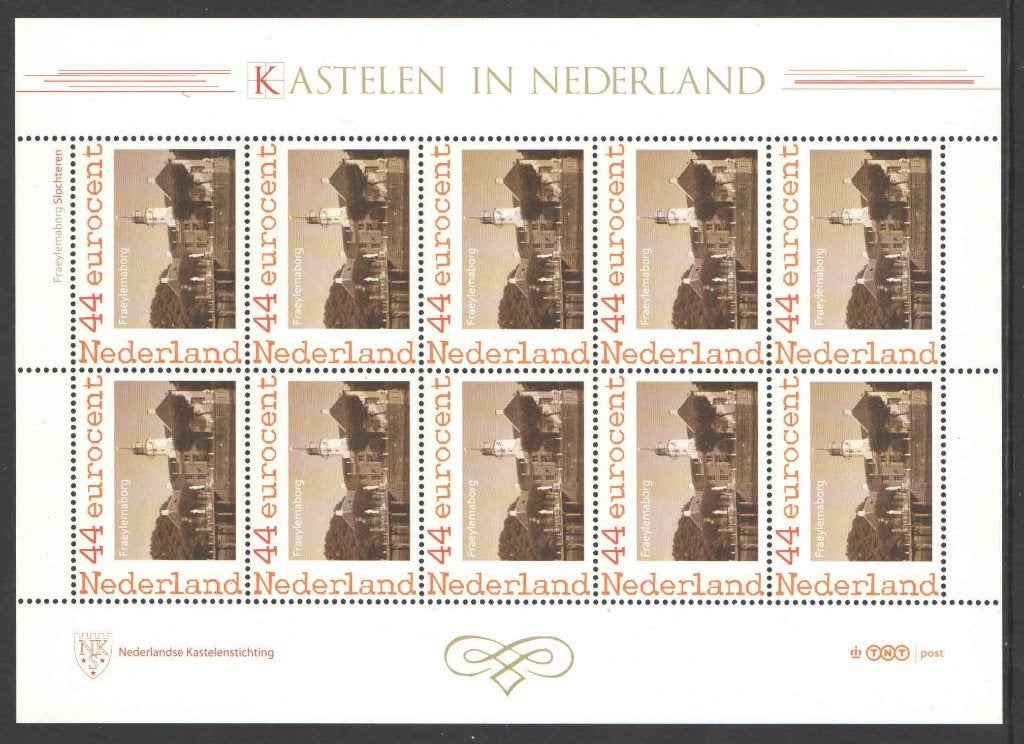 Kastelen in Nederland: Kasteel Fraeylemaborg, Slochteren, Ophalen of Verzenden, Na 1940, Postfris