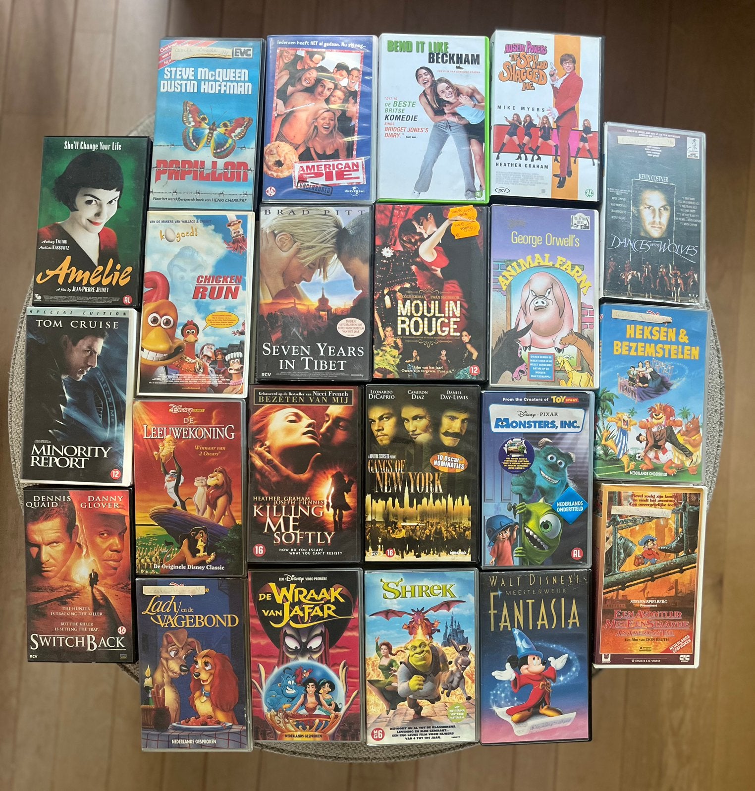 VHS videobanden collectie, 23 films (o.a. Disney, Pixar), Cd's en Dvd's, Alle leeftijden, Ophalen of Verzenden, Gebruikt, Overige typen