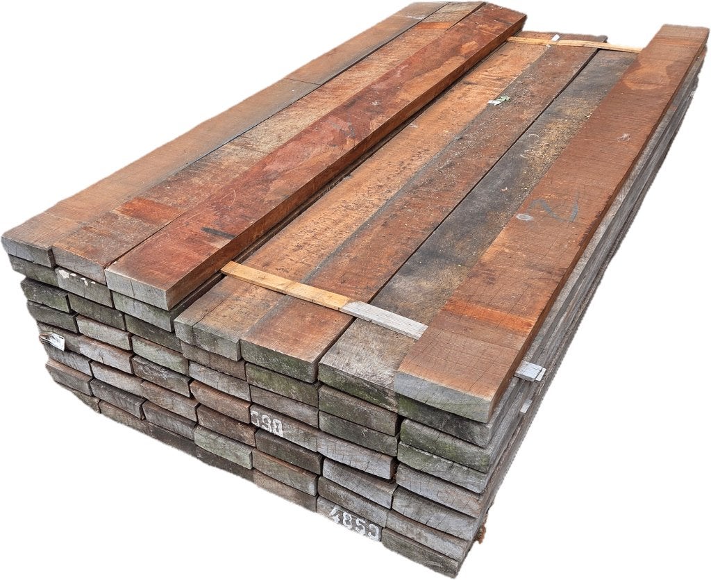 Hardhouten Balken - Fijnbezaagd 4x14 cm, Ophalen, 180 tot 250 cm, Balken, Hardhout