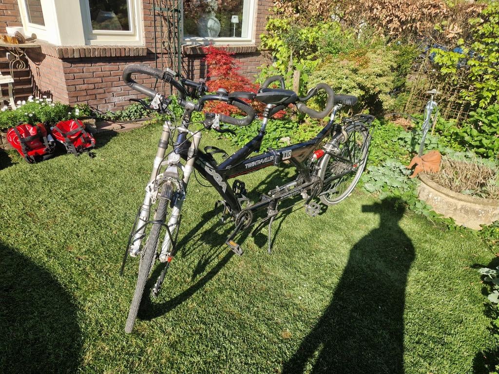 Koga Miyata Twin Traveler - Avontuurlijke Trekkingfiets, Fietsen en Brommers, Fietsen | Tandems, 53 tot 57 cm, Gebruikt, Opvouwbaar