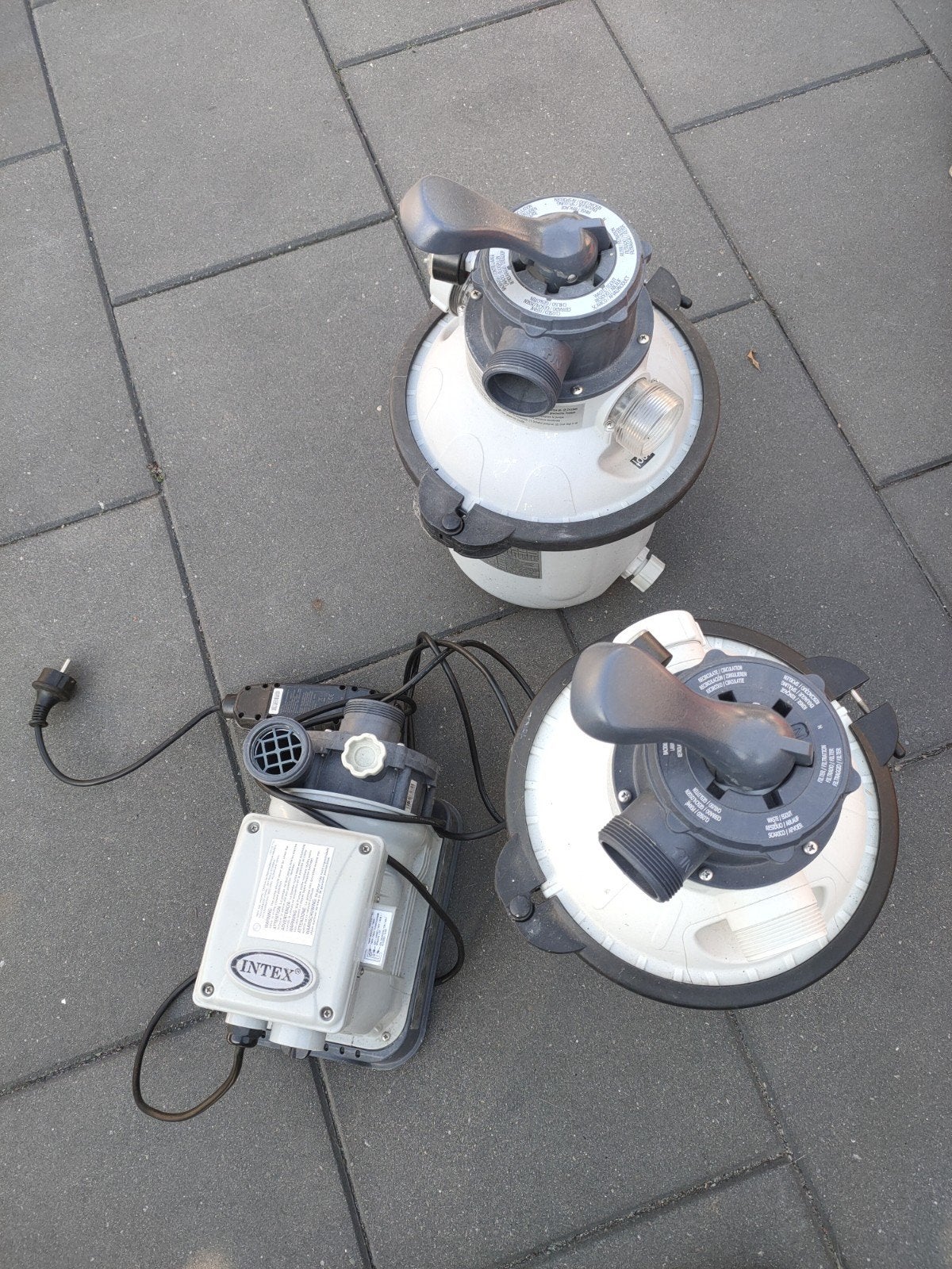 zandfilters met pomp + zwembad toebehoren INTEX, Tuin en Terras, Zwembad-toebehoren, Ophalen