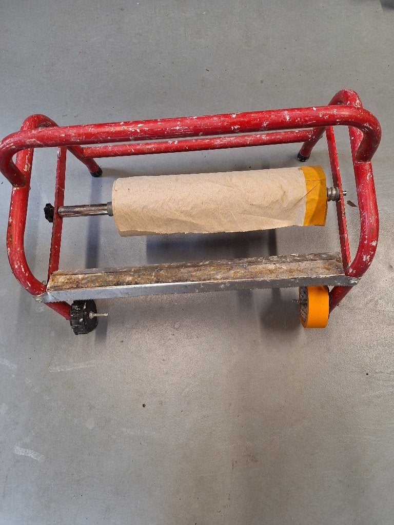Stukadoor Afdektape Apparaat, Ophalen, Gebruikt
