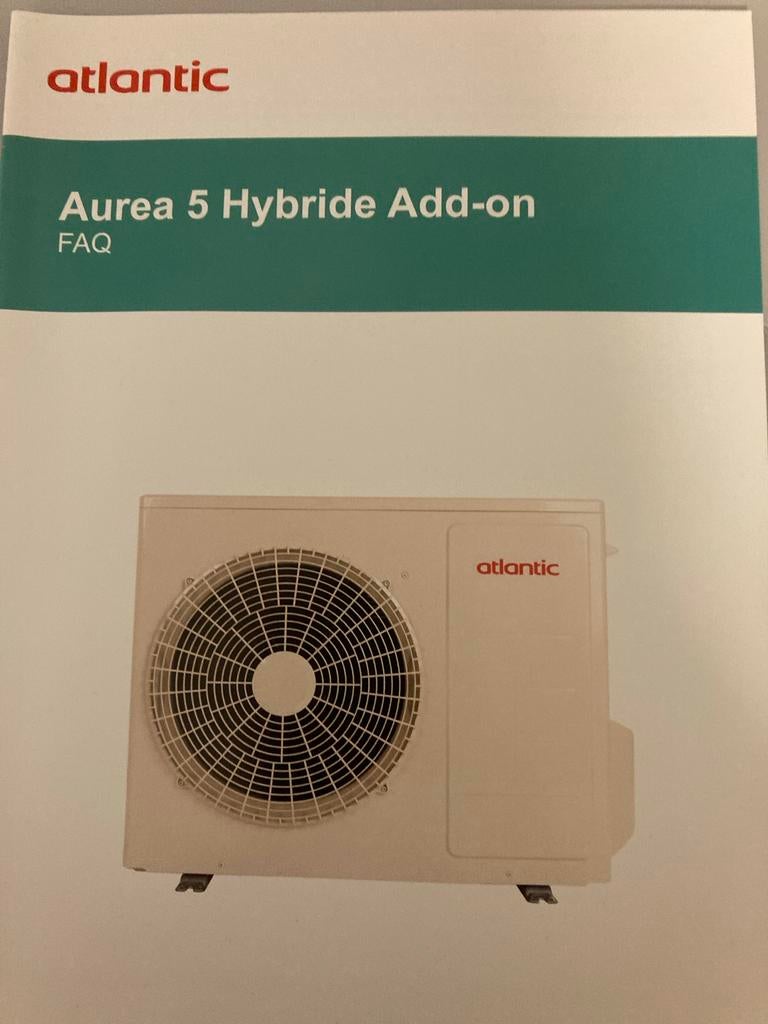 Atlantic Autea 5 Hybride Add-on Warmtepomp - Nieuw in doos, Doe-het-zelf en Verbouw, Verwarming en Radiatoren, Ophalen of Verzenden