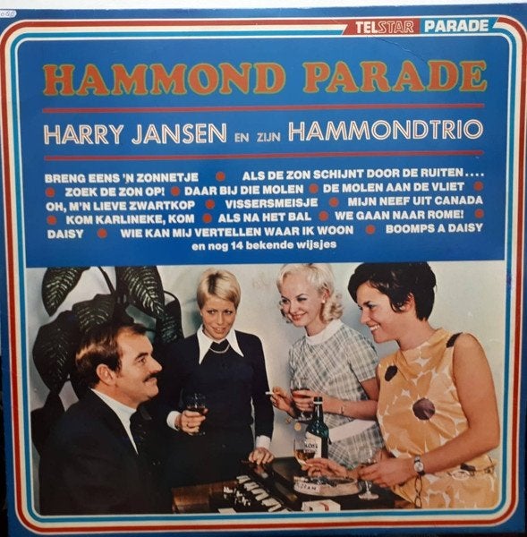 L.P. (1973) Harry Jansen & Hammondtrio - Hammond Parade, LP, Gebruikt, Ophalen of Verzenden, Inclusief binnenhoes