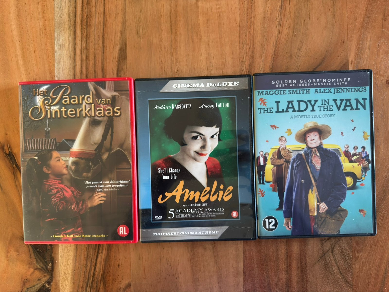 Dvd Amelie, lady in the van, paard van sinterklaas, Alle leeftijden, Ophalen of Verzenden, Zo goed als nieuw, Overige typen