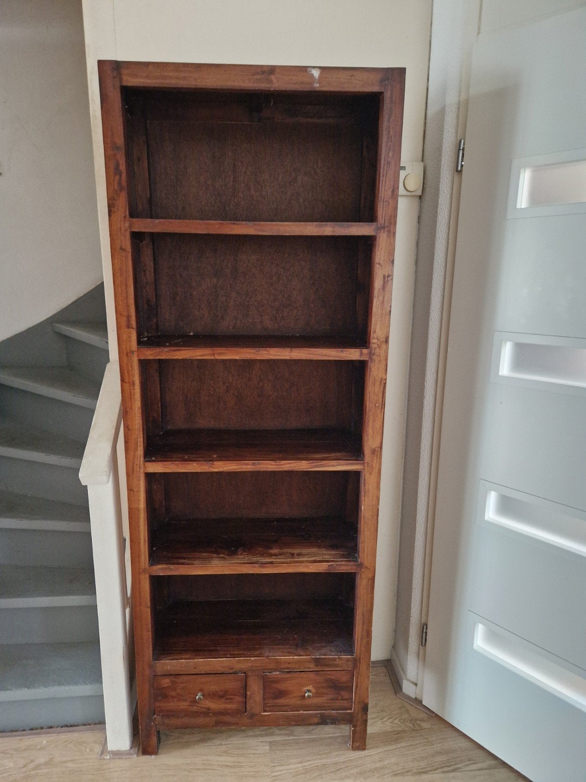Boekenkast in koloniale stijl, Ophalen, Gebruikt, 50 tot 100 cm, 150 tot 200 cm
