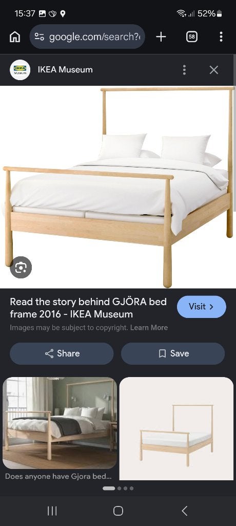 Gjora bed ikea als nieuw, Ophalen, Eenpersoons, Wit, 140 cm