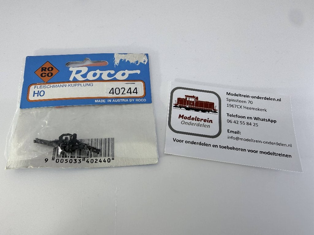 Roco 40244 - H0 Fleischmann haakkoppelingen, Gelijkstroom, Overige typen, Ophalen of Verzenden, Zo goed als nieuw