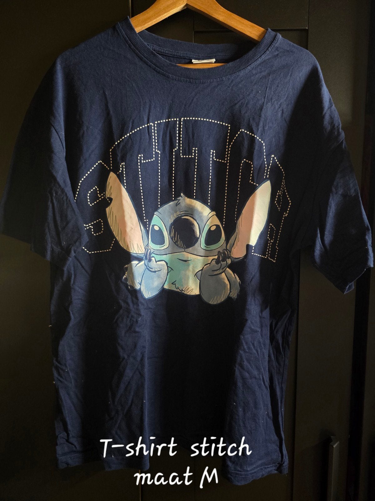 Stitch Kledingpakket: T-shirts, Truien, Broeken, Pyjama's, Maat 38/40 (M), Wit, Diverse, Gedragen