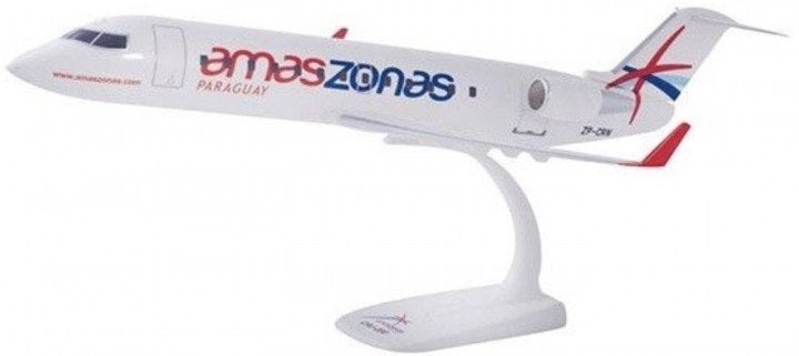 Bombardier CRJ-200 Amazonas Paraguay Schaal 1:100, Hobby en Vrije tijd, Overige merken, 1:200 of kleiner, Nieuw, Herpa