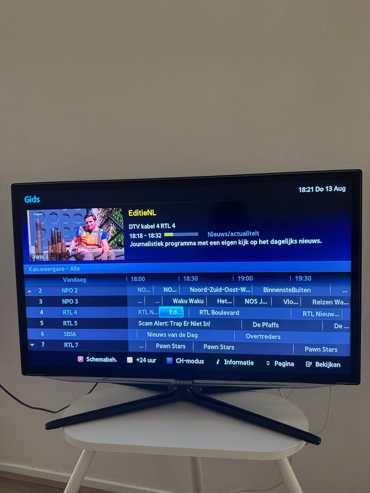 Samsung Smart TV - Zo goed als nieuw, Audio, Tv en Foto, Televisies, Ophalen, LED, 50 Hz, 80 tot 100 cm