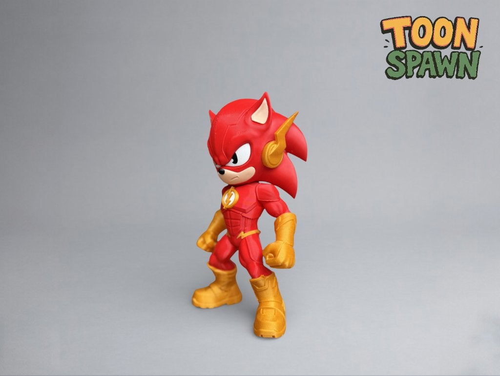 Sonic Flash – 27,5 cm – Speed Force Mash‑up Figuur, Ophalen of Verzenden, Nieuw, Overige typen