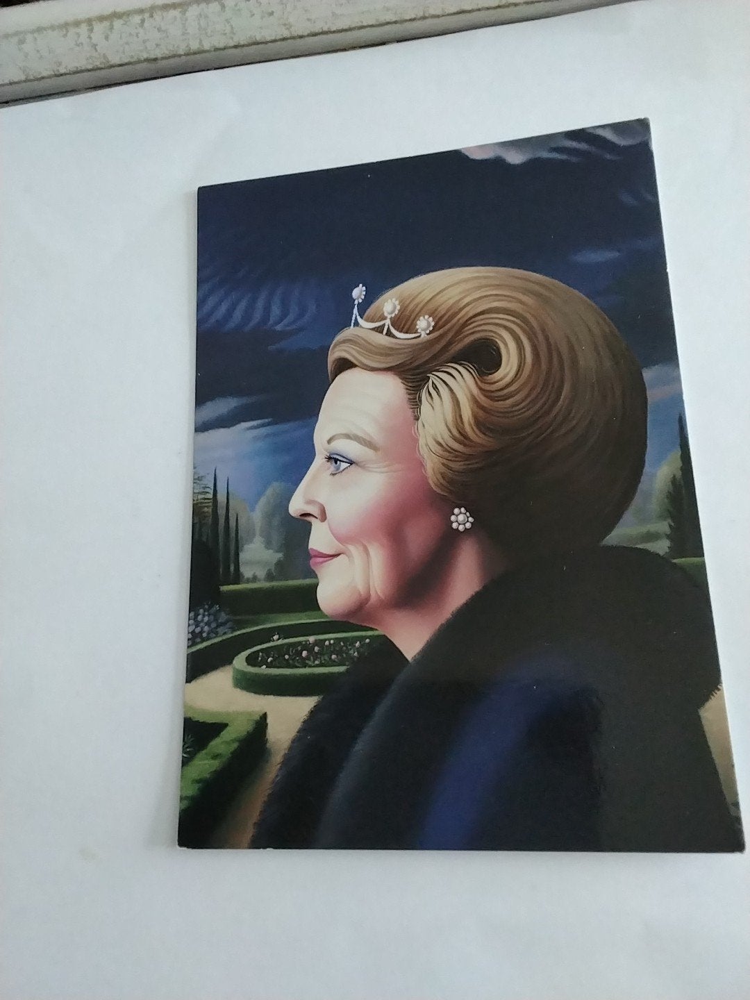 Ansichtkaart Koningin Beatrix - Sylvia Willink-Quiël, Ophalen of Verzenden