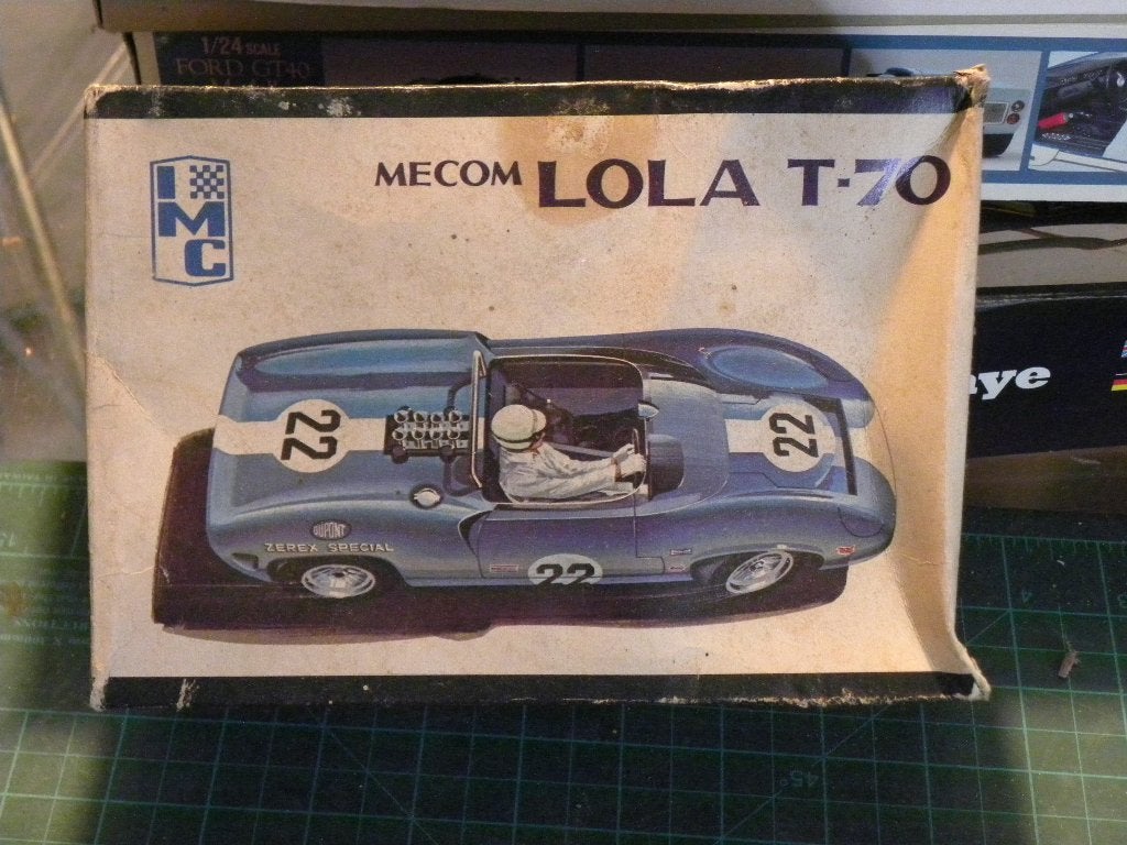 Mecom Lola T-70, Ophalen of Verzenden, Zo goed als nieuw, Groter dan 1:32, Overige merken