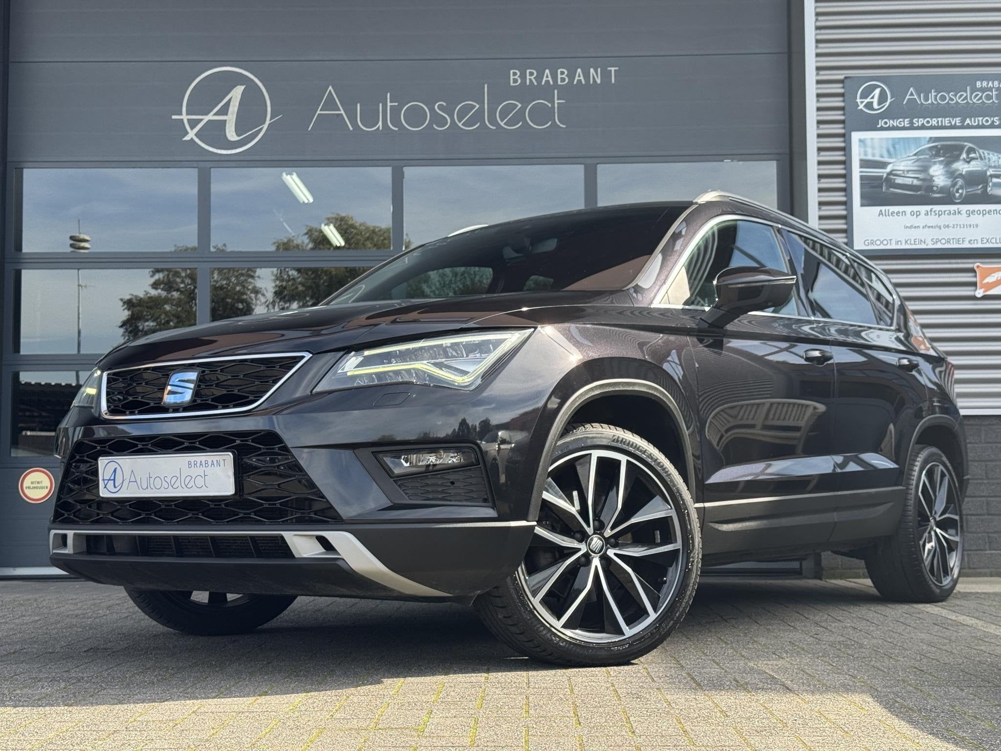 SEAT Ateca 2.0 EcoTSI Excellence 4DRIVE CarPlay | Beats | 19, Auto's, Automaat, Gebruikt, Zwart, Bedrijf