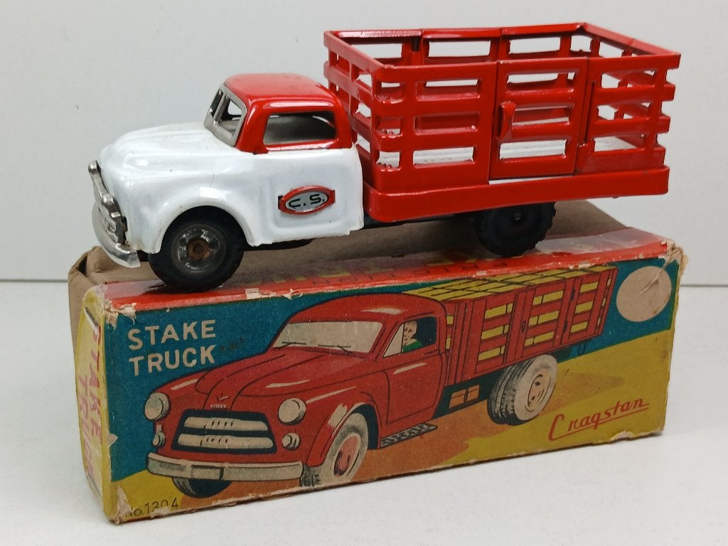 msk tinplate truck  stake truck  frition, Ophalen of Verzenden, Gebruikt, Auto