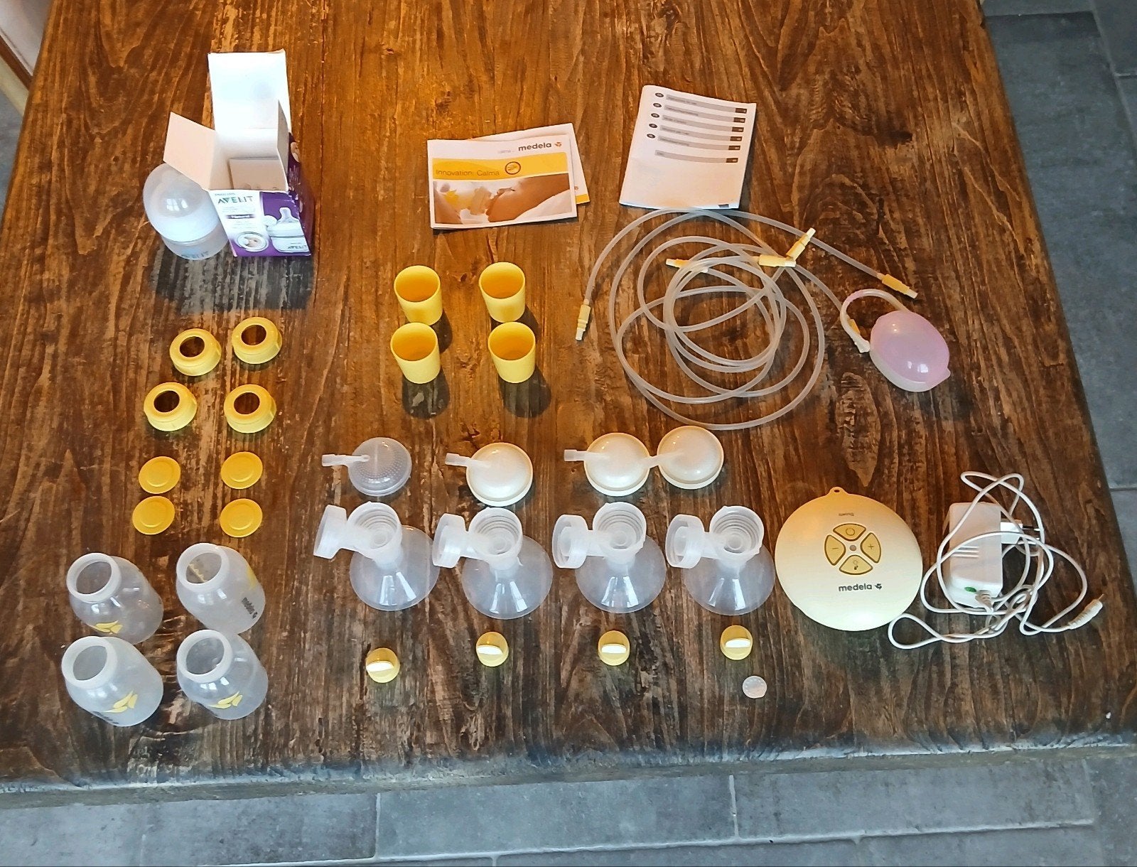 Medela Freestyle Flex Dubbele Borstkolf met accessoires, Gebruikt, Medela, Borstkolf, Ophalen of Verzenden