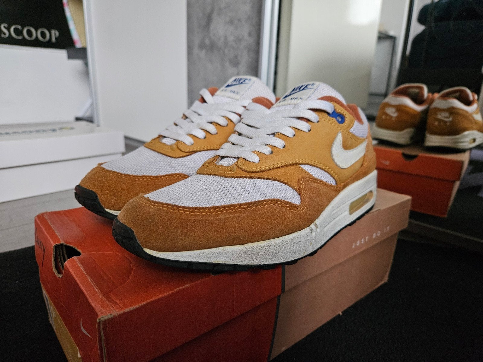 Nike Air Max 1 Curry 2003, Bruin, Nike, Ophalen of Verzenden, Sneakers of Gympen
