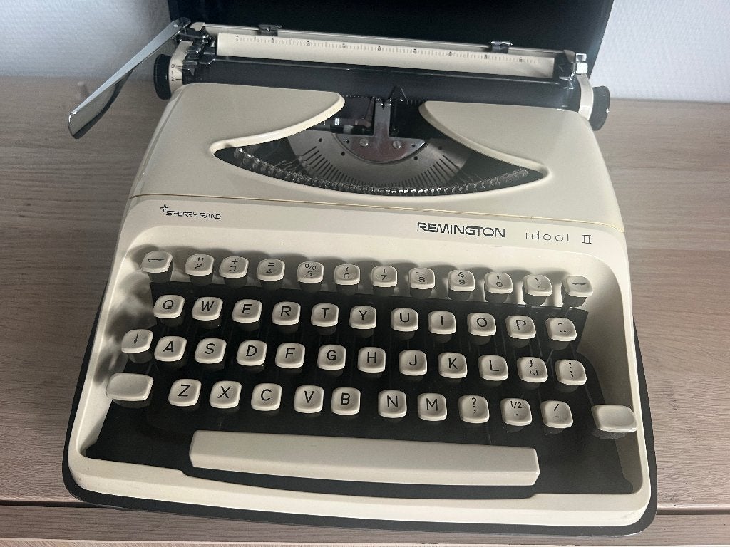 Sperry Rand Remington Idool II met koffer, Diversen, Typemachines, Verzenden, Gebruikt
