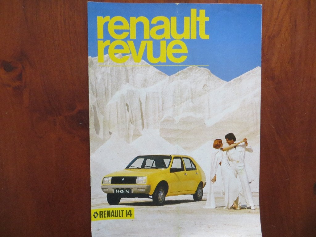 Renault Revue (nr 4 1976-1977): Renault 14, e.a., Ophalen of Verzenden, Nieuw, Renault