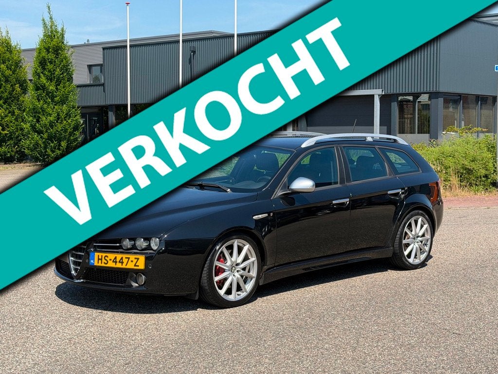 Alfa Romeo 159 Sportwagon 2.0 JTD Ti Distinctive Leder Navi, Voorwielaandrijving, Euro 5, 4 cilinders, Zwart