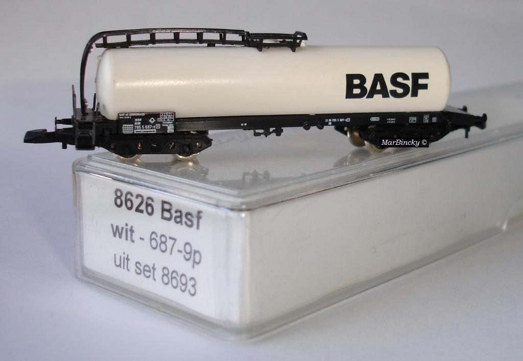 Märklin Z 8626 Basf  Ketelwagen !, Gelijkstroom, Wagon, Ophalen of Verzenden, Zo goed als nieuw