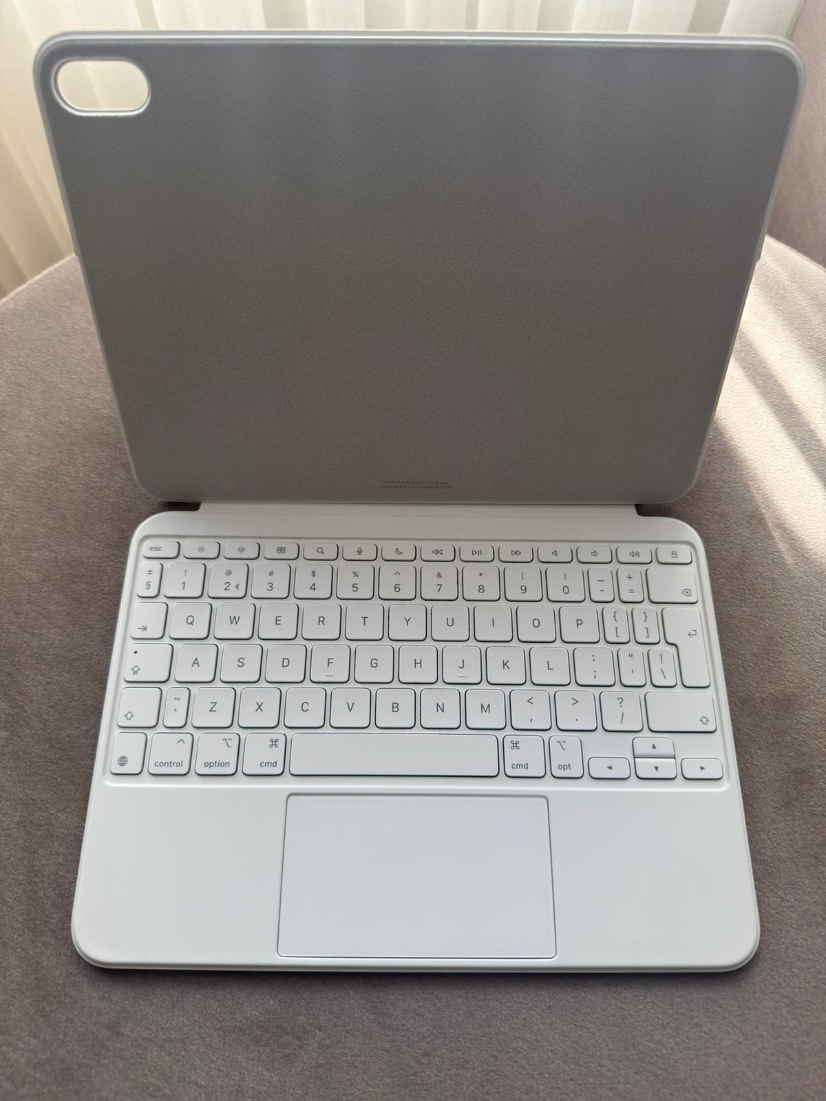 Original Apple Magic Keyboard Folio iPad 10e gen (A2695) Wit, 10 inch, Gebruikt, Bescherming voor- en achterkant, Ophalen of Verzenden