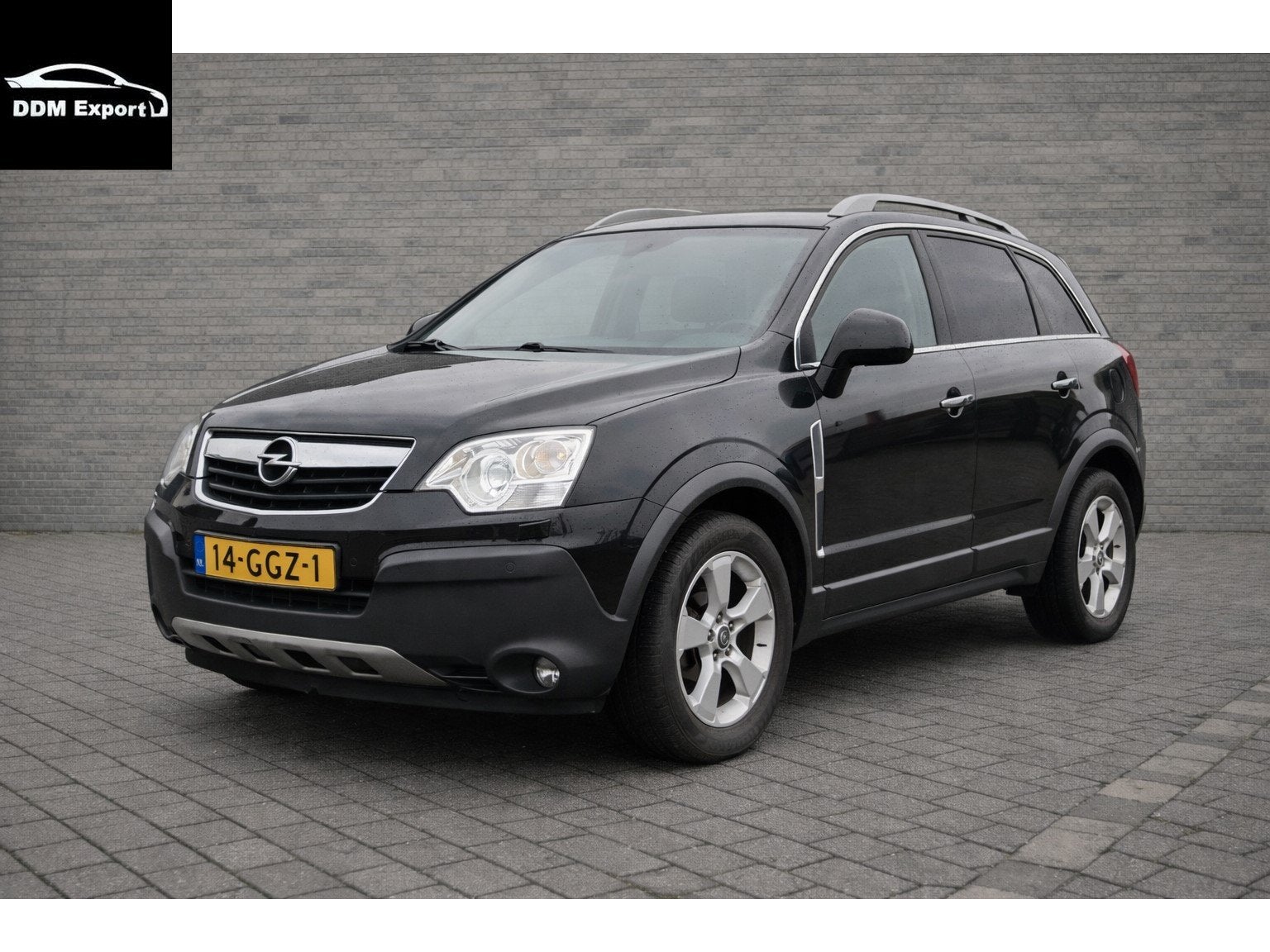 Opel Antara 2.4-16V COSMO NAVI/LEERTREKHAAK (bj 2008), Auto's, Opel, Gebruikt, 4 cilinders, Zwart, Bedrijf