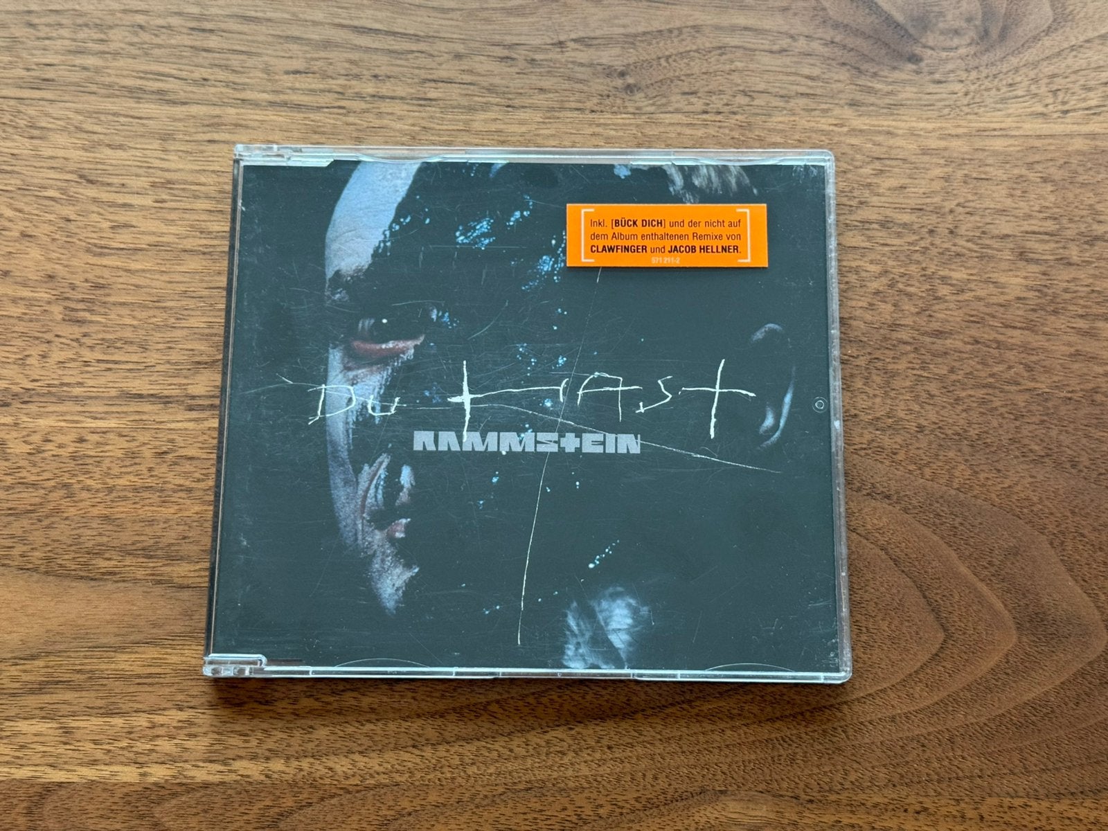 Rammstein - Du Hast maxi cd single met hype sticker, Ophalen of Verzenden, Zo goed als nieuw, Rock en Metal