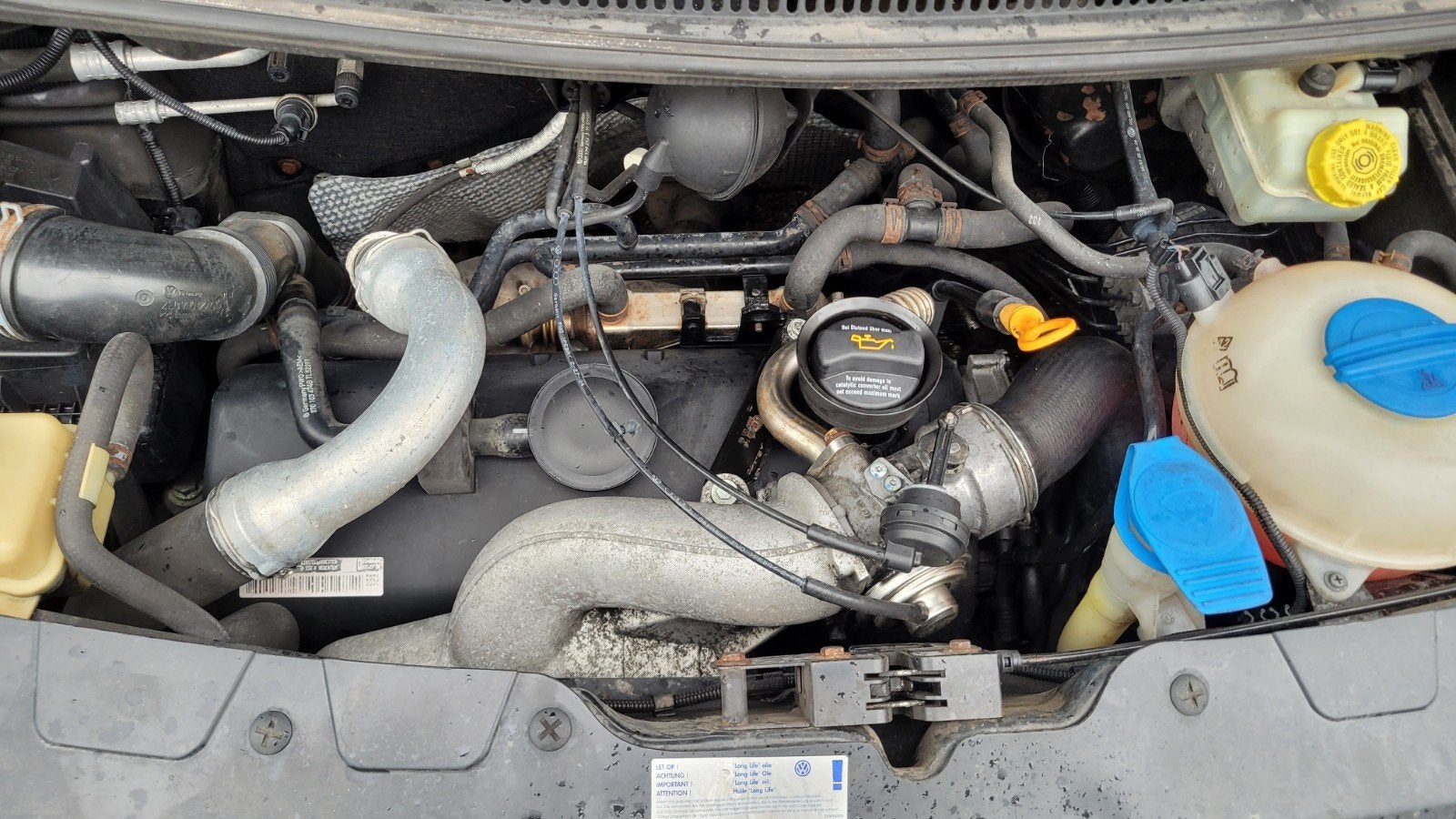 VW T5 Motorblok AXD 300K KM NAP, Auto-onderdelen, Ophalen, Gebruikt, Volkswagen, Vwstraat