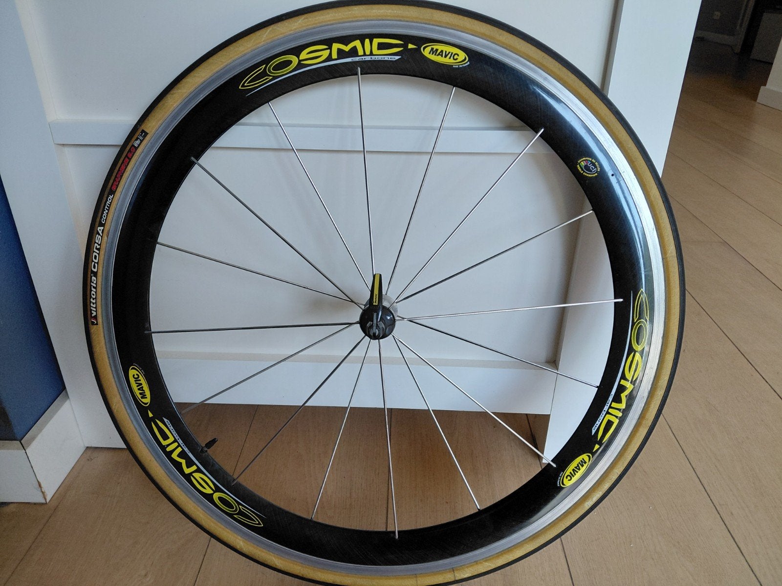 Mavic Cosmic Carbon SSC Wielset (voorwiel nieuwstaat), Overige merken, Carbon, Ophalen of Verzenden, Meer dan 20 versnellingen