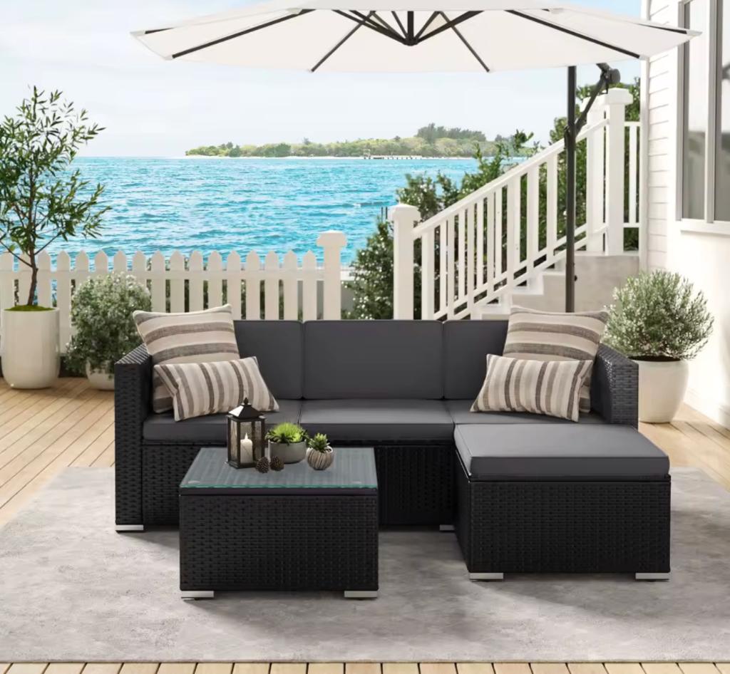 Luxe Loungeset - Voor Binnen/Buiten - Nieuw In Doos, Verzenden, Nieuw, Aluminium, Bank