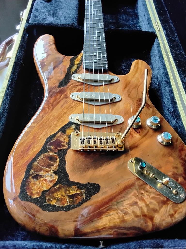 Zeldzame Langcaster topgitaar, Ophalen, Zo goed als nieuw, Solid body, Overige merken