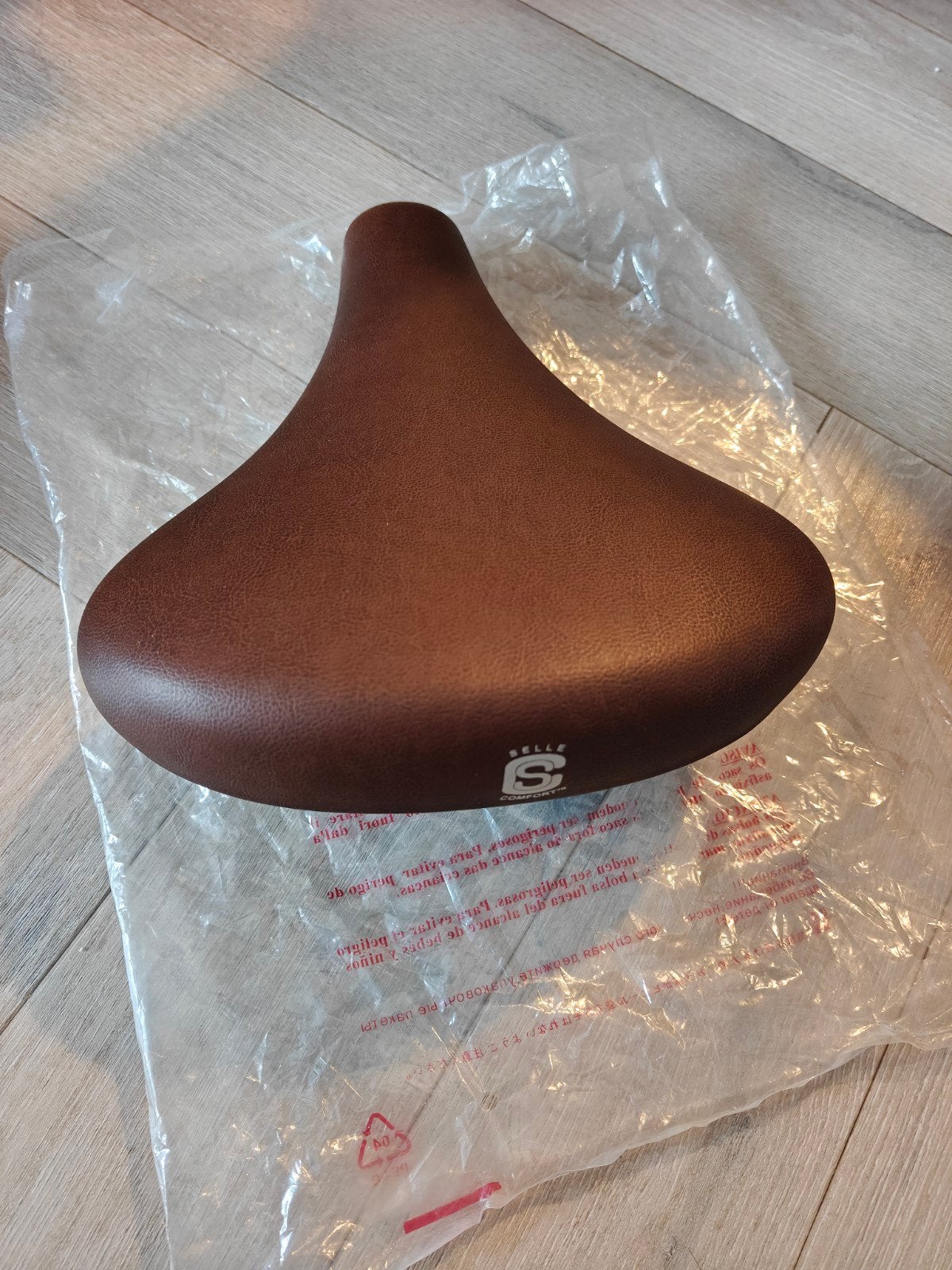 Selle Comfort Zadel - Bruin, Selle, Stadsfiets, Ophalen of Verzenden, Zadel