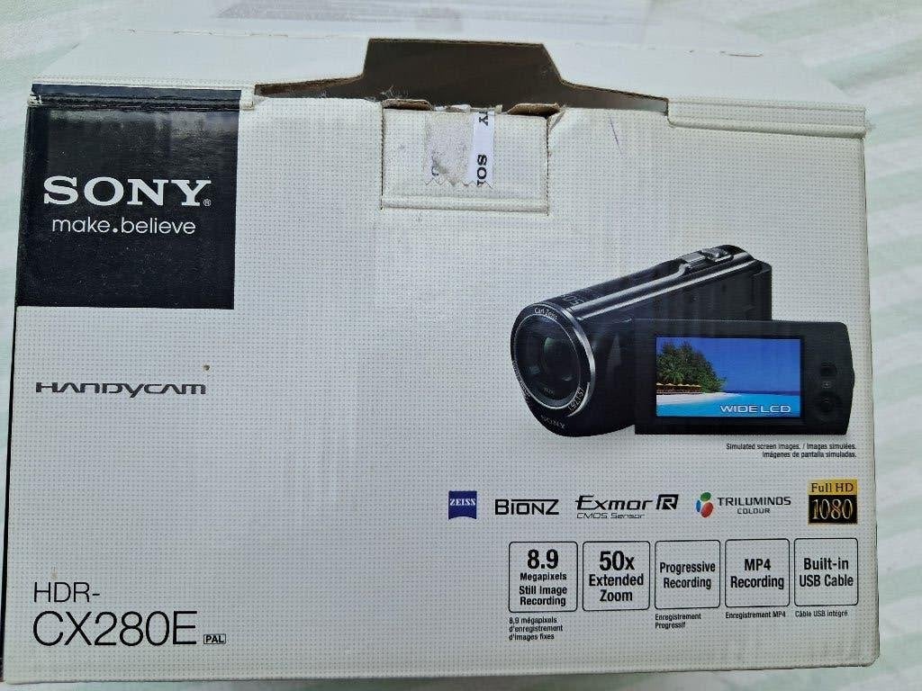 Handycam Sony + statief Vanguard, Gebruikt, 20x of meer, Ophalen of Verzenden, Sony