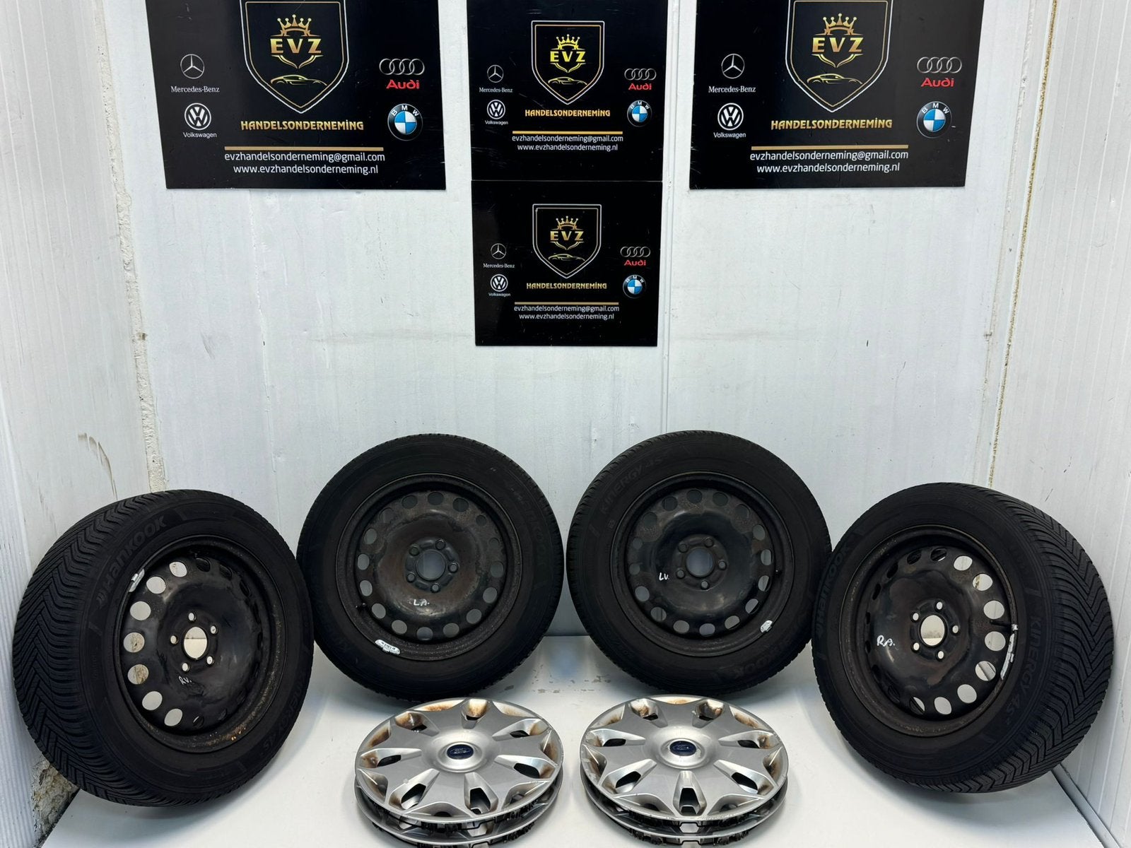 Org. Ford Transit Connect velgenset met All-Seasons205/60R16