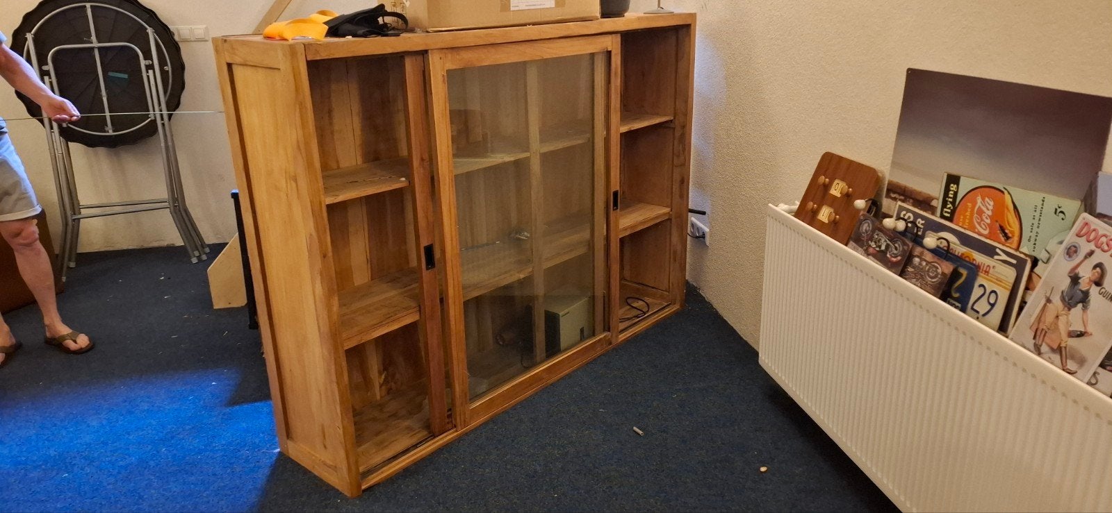 teak houten bovenkast, Ophalen, 25 tot 50 cm
