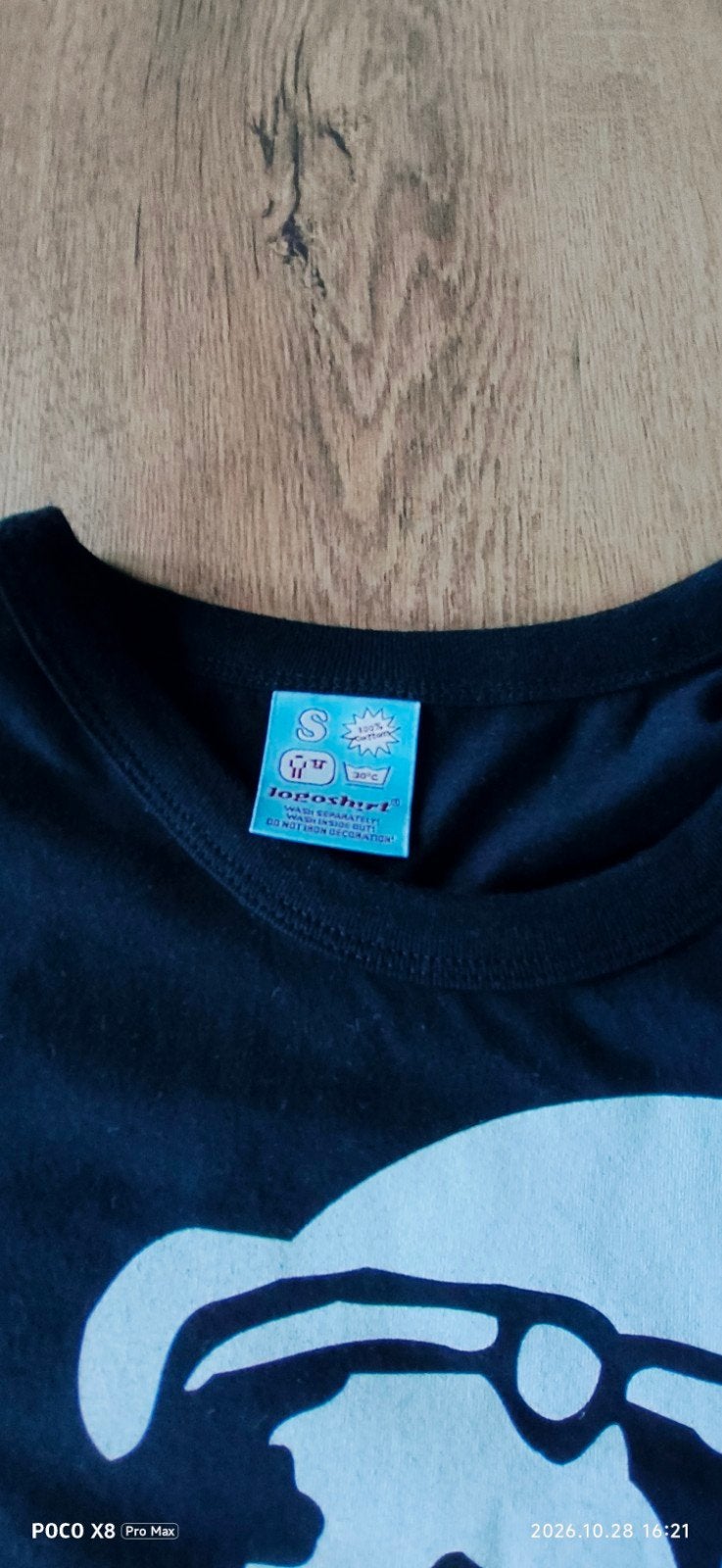 Zwart Brutus T-shirt, maat S, Kleding | Heren, Verzenden, Zwart, Zo goed als nieuw, Toposhirt