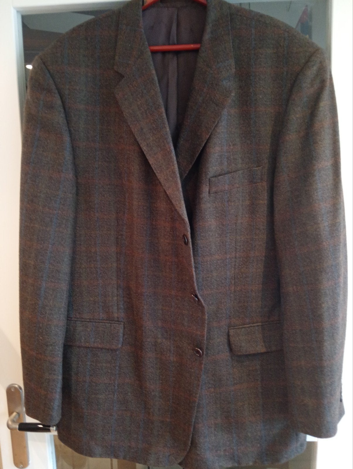 Cox and Lennon Heren Blazer - Maat L, Maat 52/54 (L), Bruin, Ophalen of Verzenden, Zo goed als nieuw