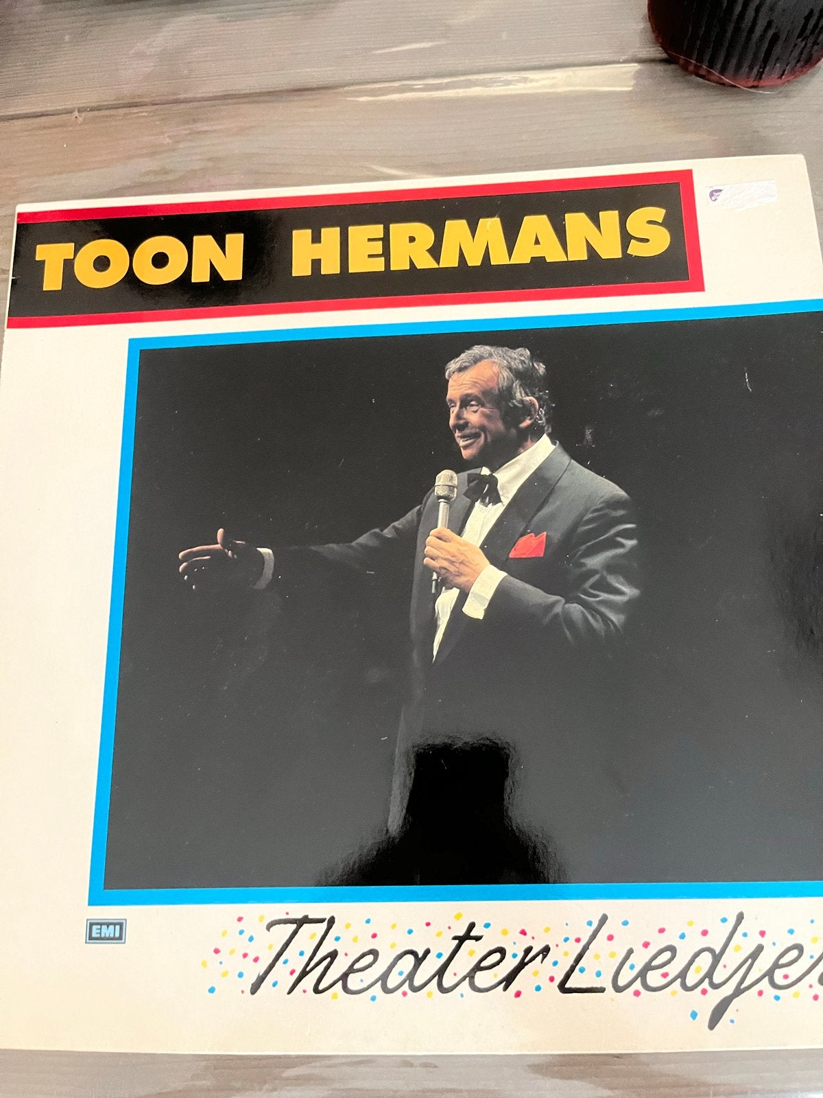 Toon Hermans - Theaterliedjes LP (1987), Cd's en Dvd's, Vinyl | Nederlandstalig, Gebruikt, Cabaret of Kleinkunst, LP, Originele persing